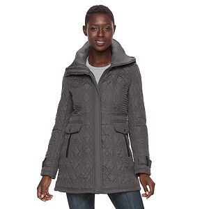 Women's Weathercast Hooded Quilted Walker Jacket