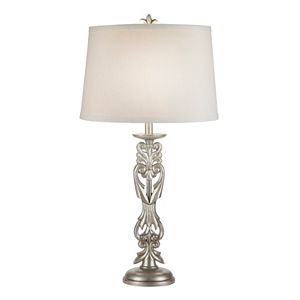 Catalina Lighting Antique Pewter Finish Table Lamp