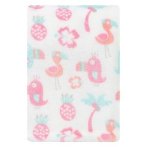 Trend Lab Tropical Pastel Plush Baby Blanket