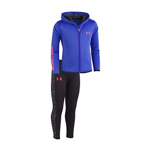 Toddler Girl Under Armour Zip-Up Hoodie & Leggings Set