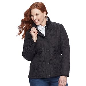 Plus Size Weathercast Quilted Midweight Jacket