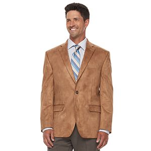 Men's Chaps Classic-Fit Faux-Suede Stretch Sport Coat