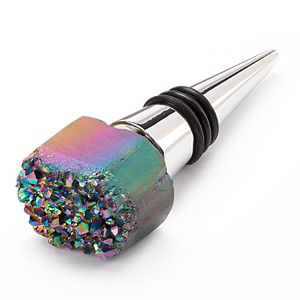Simulated Drusy Wine Stopper