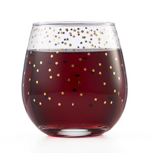 4-pc. Starry Stemless Wine Glass Set