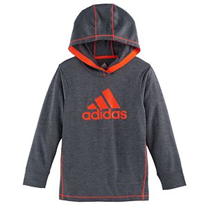 Boys 4-7x adidas Climalite Hooded Graphic Pullover