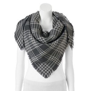 Candie's® Plaid Triangle Scarf