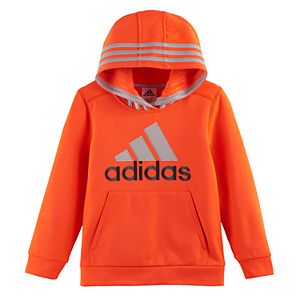 Boys 4-7x adidas Logo Graphic Hooded Pullover