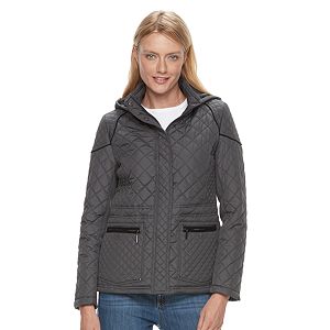 Women's Weathercast Quilted Hooded Jacket