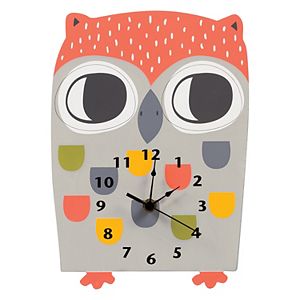 Trend Lab Olive Owl Wall Clock