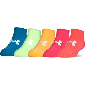 Girls 7-16 Under Armour 6-pk. Solid No-Show Socks