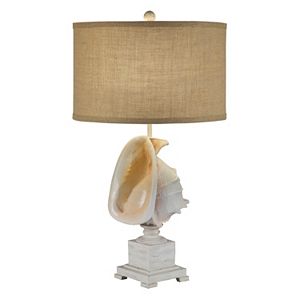 Catalina Lighting Artificial Shell Table Lamp