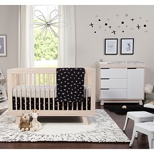 Babyletto Tuxedo Monochrome Crib Skirt
