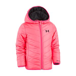 Baby Girl Under Armour Pink Midweight Premier Puffer Jacket