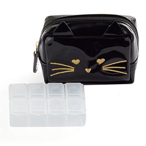 Cat Pouch & Pill Box Set