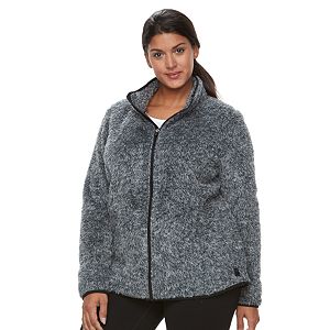 Plus Size FILA SPORT® Bari Sherpa Fleece Full-Zip Jacket