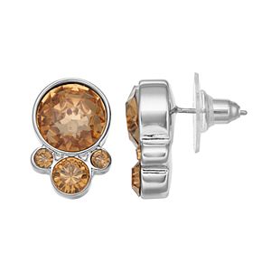 Simply Vera Vera Wang Nickel Free Faceted Stone Cluster Stud Earrings