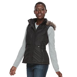 Women's Weathercast Hooded Puffer Vest