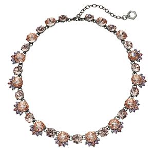 Simply Vera Vera Wang Faceted Stone Floral Cluster Necklace