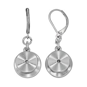 Simply Vera Vera Wang Nickel Free Double Disc Drop Earrings