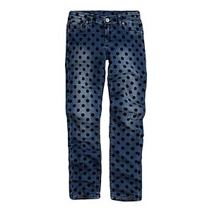 Girls 7-16 Levi's Polka-Dot Skinny Jeans