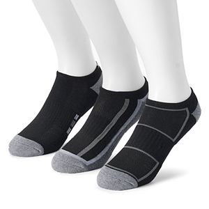 Men's Tek Gear® 3-pack CoolTek Low-Cut Performance Socks with Bonus Cinch Sack