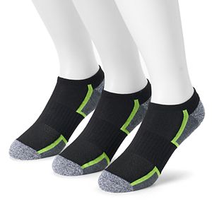 Men's Tek Gear® 3-pack CoolTek No-Show Performance Socks with Bonus Cinch Sack