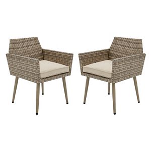 INK+IVY Avery Patio Arm Chair 2-piece Set
