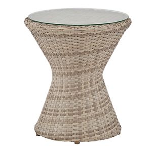 INK+IVY Kelsey Round Patio End Table