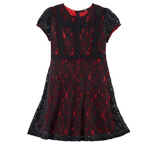 Disney D-Signed Coco Girls 7-16 Lace A-Line Dress