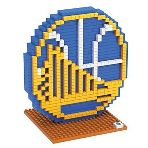 Forever Collectibles Golden State Warriors BRXLZ 3D Logo Puzzle Set