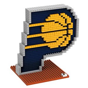 Forever Collectibles Indiana Pacers BRXLZ 3D Logo Puzzle Set