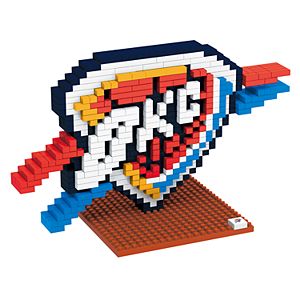 Forever Collectibles Oklahoma City Thunder BRXLZ 3D Logo Puzzle Set