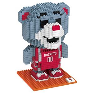 Forever Collectibles Houston Rockets BRXLZ 3D Mascot Puzzle Set
