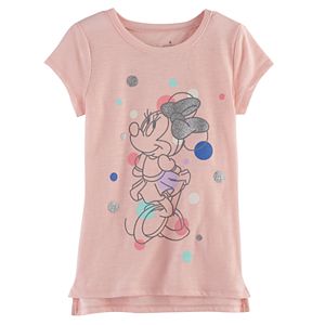 Disney's Minnie Mouse Girls 4-10 High-Low Dot Tee by Jumping Beans®