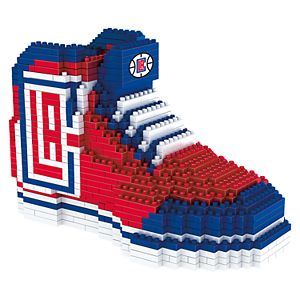 Forever Collectibles Los Angeles Clippers BRXLZ 3D Sneaker Puzzle Set