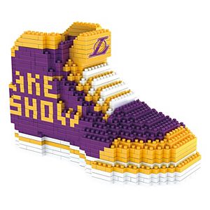 Forever Collectibles Los Angeles Lakers BRXLZ 3D Sneaker Puzzle Set