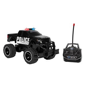 World Tech Toys Remote Control Ford F-150 SVT Raptor Police Monster Truck