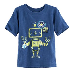 Baby Boy Jumping Beans® Robot Slubbed Graphic Tee