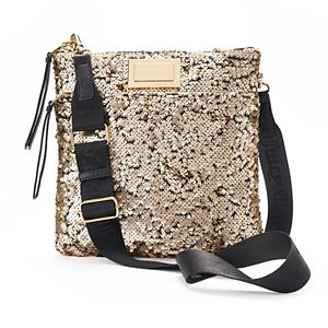 Juicy Couture Sequined Flat Crossbody Bag