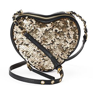 Juicy Couture Romie Sequined Heart Crossbody Bag