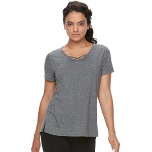 Women's Tek Gear® Criss-Cross Performance Tee