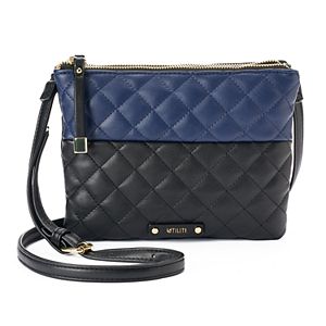 Utiliti Quilted Double Entry Crossbody Bag