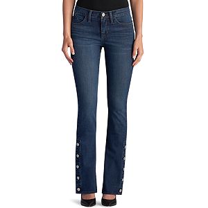 Women's Rock & Republic® Kasandra Button Hem Bootcut Jeans