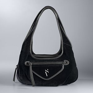 Simply Vera Vera Wang Sidekick Velvet Shoulder Bag