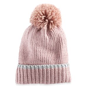 Women's SO® Ribbed Pom Pom Beanie