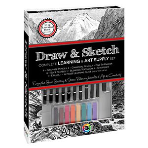 Art 101 Draw & Sketch Book Box
