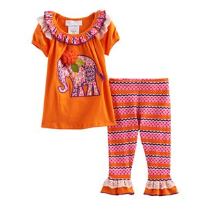 Toddler Girl Bonnie Jean Elephant Tunic & Leggings Set
