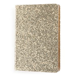 Gold Tone Glitter Hardcover Journal