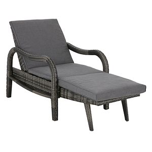 Madison Park Camden Adjustable Patio Chaise Lounge Chair
