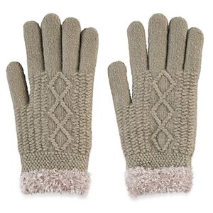 SONOMA Goods for Life™ Women's Solid Cozy Lined Cable-Knit Gloves